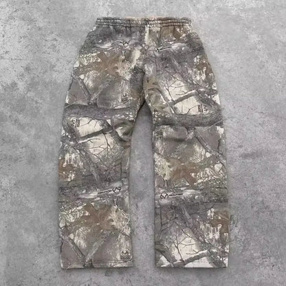 Casual Y2K Camo Pants