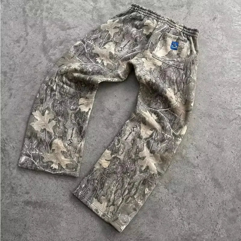 Casual Y2K Camo Pants